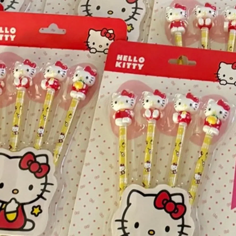 Hello Kitty 4pc Pencil Set NEW